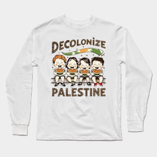 decolonize palestine Long Sleeve T-Shirt